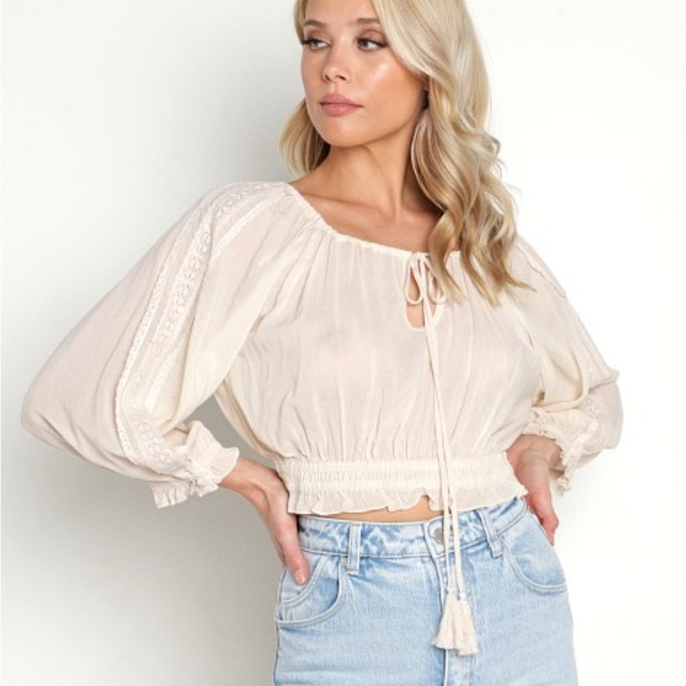 COPY - Spell and the Gypsy Harmony cropped blouse M nwt